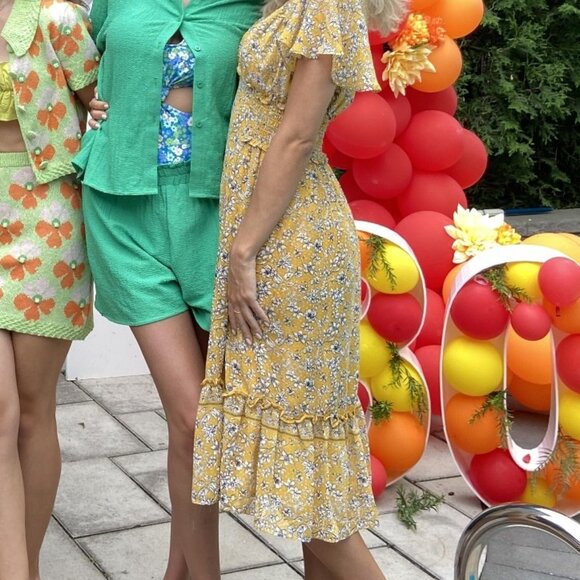 Max Studio Floral Dress XS - Picture 2 of 4